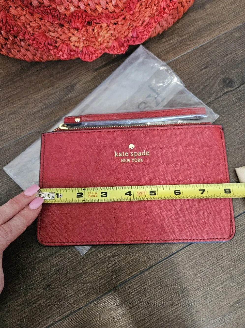 NWT Kate Spade NY x Target Raffia Bow Tote + Kate Spade NY Wristlet Bundle